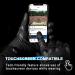 Men's Touchscreen Rubber Guard Tactical Gloves - Black, Medium - Ideal for Airsoft, Motorcycle, Hunting & Outdoor Activities - Buy Online on GoSupps.com