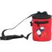 AMC Rock Climbing Panda Chalk Bag with Zipper Pocket - Red (6H x 4D) - Buy Online on GoSupps.com
