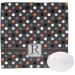 YouCustomizeIt Personalized Gray Dots Washcloth