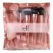 e.l.f. Cosmetics Complexion Essentials Brush & Sponge Set  Concealer  Powder  Blush & Highlighter Brushes & Total Face Sponge For A Perfect Complexion