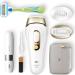 Braun IPL Silk Expert Pro 5 Hair Removal Device for Women - 2 Attachments Facial Hair Remover Laser Hair Removal Alternative - PL5159 - Designed in Germany White/Gold - Buy Online on GoSupps.com