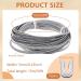 Spiral Metal Boning 16.4 Yards - 1/4 Width Stainless Steel with 32 Tips for Corsets & Costumes - Buy Online on GoSupps.com