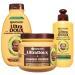 Garnier Ultra Doux - Routine pour Raviver les Boucles des Cheveux Secs Boucl s Cr pus - l'Huile d'Avocat et Beurre de Karit - Shampooing Apr s-Shampooing et Masque - Homme & Femme Coffret Routine
