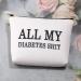 All My Diabetes Shit Bag - Funny Diabetic Gift - Pink Diabetes Carrying Bag for Travel - Emergency Patient Pouch - Buy Online on GoSupps.com