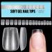 TOMICCA Extra Short Coffin Nail Tips Clear Nail Tips Natural False Nails Coffin French Acrylic Nails Artificial Nails Tips for Girls Women (240 Pcs 15 Sizes) 5.Extra Short Coffin - Buy Online on GoSupps.com