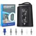 6.69 8.66" Small Blood Pressure Cuff Arm - BP Replacement Cuff for Individuals with Thin Tiny Upper Arms 6 Size Connectors Compatible with Omron and Other Brands Workable with Your Own Adapter