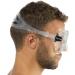 Cressi F1 Frameless Scuba Diving Snorkeling Mask - Clear/Clear/Black - Buy Online on GoSupps.com