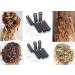 Vintage Style Hair Rollers Set - 12 Mesh Rollers with Bristles & Pins, 3 x 7/8 - Large Curlers for Retro Hairstyles (12 Count) - Buy Online on GoSupps.com