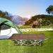 CAMPMOON XL Camping Cot Pads Mattress for Adults - Thicker Cotton Sleeping Pad, Waterproof Bottom - 75x28 inches, Navy Blue/Gray Brown - Buy Online on GoSupps.com