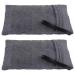 WLLHYF 2PCS Exfoliating Soap Bag Saver Mesh Bar Scented Soap Lather Pouch for Women Men Foaming Shower and Bath Body Scrubber(Gray) Grey
