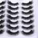 Shop 14 Pairs Cat Eye 8D Mink Lashes - Fluffy Wispy Natural Look | Long 18MM Strip Lashes for Stunning Volume - Buy Online on GoSupps.com