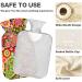 Naanle Colorful Flower Hot Water Bottle with Cover - 2L Large for Menstrual Cramps Pain Relief & Therapy - Buy Online on GoSupps.com