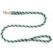Dog leash large dogs jumbo with hand loop up to 80 kg / guide line / practice line / training line very stable 17 colors (4m Seattle (black and blue and white green)) 4m Seattle (black and blue-white-green)