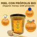Honey with organic propolis x 400 gr. Propolis with floral aroma. Bee honey with a thousand flowers with propolis that improves defenses and has protective properties. - Buy Online on GoSupps.com