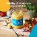 Ghee Easy 1250g Bio Ghee from Grass-Fed Cows - Highly Pure Authentic Ayurvedic Ghee Without Additives - Certified Organic & Biodynamic - Free from Lactose and Gluten - 100% European Plain Ghee 1250g - Buy Online on GoSupps.com