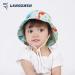 LANGZHEN Baby Girls Beach Sun Protection Hat w/ Chin Strap | Colorful Dinosaurs | 2-4 Years - Buy Online on GoSupps.com