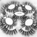 8D Fluffy Dramatic Faux Mink False Eyelashes - 9 Pairs, 21MM Long Thick Volume Crossed Fake Lashes Pack - Buy Online on GoSupps.com