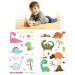 Monster, Pirate, Dinosaur Assorted Temporary Tattoos for Kids - 172pcs | Konsait - Perfect Party Favors for Boys and Girls - Buy Online on GoSupps.com