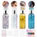 Glitzer face 4 Bottle Festival Glitzer Face Liquid Gel Mermaid Body Glitter Gel For Hair Nail Face Make Up Glitzer Make Glitzer Stones Self -adhesive for Festival Masquerade