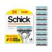 Schick Quattro Titanium Razor Refill Pack for Men 8 Pack