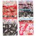 NUOBESTY 30 Sheets Plain Floral Cloth Set Floral Printed Cloth Diy Cotton Fabrics Household Products Bronzing
