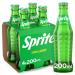 Sprite Lime, Low Sugar & Calorie, 4 Pack 200ml Glass Bottles