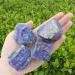 Xiannvxi 2 "Great crystals set blue sodalith gemstones healing stones set 100% natural stones water stones for drinking water mountain crystal life source plus 4pcs 0.55lb C-blue sodalith