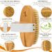 Belula 100% Vegan Dry Brushing Body Brush - Firm Brush for Cellulite, Lymphatic, and Exfoliation - Includes Free Konjac Sponge for Softer, Glowing Skin - Buy Online on GoSupps.com