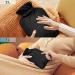 Black Hot Water Bottle with Cover - 2L Heating Bag for Pain Relief | Hand & Feet Warmer for Adults | International Shipping Available - Buy Online on GoSupps.com
