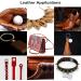 Faierlnn 3MM Wide Flat Black Leather Cord - 5 Yards, 2MM Thick for Jewelry Making & Crafts - Buy Online on GoSupps.com