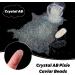 Laza 2 Colors Caviar Beads Nails Micro Pixie 0.6-0.8mm Bubble Beads for 3D Nail Art - Clear and Crystal AB - Buy Online on GoSupps.com