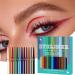 Eye Liner Pens 12 Colors Eye Shadow Pencils | Waterproof Eye Liners Professional Eye Makeup Set Long Lasting and Sweatproof Makeup Colors - Buy Online on GoSupps.com