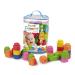 Clementoni Soft Clemmy building blocks in the bag (48 pieces) - soft building blocks for babies & toddlers from 6 months - sensor ties with building blocks 17134 bag 48 pieces