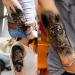 Large Black Arm Temporary Tattoos - 64 Sheets for Men and Women - Animals & Death Skull Design - Fake Tattoos for Adults - Buy Online on GoSupps.com