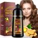 Generisch Dark Brown Herbal Shampoo for Grey Hair Coverage Natural Color for Men and Women