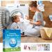 Sheet Laundry Detergent | Cleaning Detergent Sheets with Scent | Multifunctional Household Cleaning Supplies Portable Liquid Less Sheets for Clothing Cotton Fabric - Buy Online on GoSupps.com