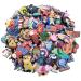 Chankai 30/50/100/125 Random shoe charms for Clog Shoes Wristband Shoe Decoration Party Gifts Random 30