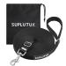 Suplutux drag line 15m for dogs with storage bags robust dog leash for large dogs and small dogs training lines with D-carabiner and handle cushion black 15m
