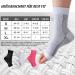 Tomiliold Compression Socks for Men & Women | Ankle Support & Achilles Tendon Relief | Orthopedic Foot Bandage Size 47-51 White - Buy Online on GoSupps.com