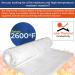 Simond Store 8LB 2600F Ceramic Fiber Blanket 1 x 12 x 24- High Temp Insulation for Forge, Furnace, Stove, Oven & Kiln - Includes Knife - Dishwasher Safe - Buy Online on GoSupps.com
