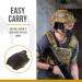 OneTigris Foldable Half Face Mesh Mask - Military Style Tactical Lower Face Protective Mask in Black - Buy Online on GoSupps.com