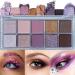 Metiplou Eyeshadow Palette 10 Colors Makeup - Matte Shimmer Glitter Eye Shadow  Ultra-Blendable  Naturing-Looking  High Pigment Waterproof Neutral Eyeshadow Palette (14)