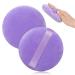 10.5 cm Round Powder Puff Ultra Soft Washable Body Powder Reusable Powder Puff Large Velour Face Powder Puff Loose Powder Puff Wet and Dry Powder Box