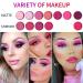 DE'LANCI Pink Eyeshadow Palette - 12 Color Mini Makeup Pallet - Long-Lasting & Waterproof - Peach Matte & Shimmer Shades - High Pigmented & Blendable - Buy Online on GoSupps.com