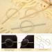 Geometric Circle Hair Clips Set - Minimalist Wedding Hair Accessories for Women - Buy Online on GoSupps.com