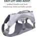 Luffwear Swamp Cool Dog Harness & Handle - Adjustable Cooling Lightweight Running Gear for Pets - Graphite Gray (XX Small 33-43cm) - Buy Online on GoSupps.com
