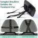 Vinabo Baby Car Mirror - 100% Shatterproof, Adjustable Rear View Mirror for Newborns | Drive Safely with this Baby Essential and Monitor Your Child on the Go - Buy Online on GoSupps.com