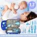 RoseFlower 12 in 1 Baby Grooming Kit - Newborn Healthcare Essentials Blue - Buy Online on GoSupps.com