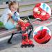 KGK Adjustable Inline Skates for Kids & Adults | Red Roller Blades with Light Up Wheels | Outdoor Skating Shoes for Girls, Boys, Women, Men & Teenagers - Buy Online on GoSupps.com