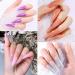 Wakaniya Poly Gel Starter Set - 8 Pink Colors | Fast Nail Extension Gel for Beginners | 120ml Temperature Change Formula - Buy Online on GoSupps.com